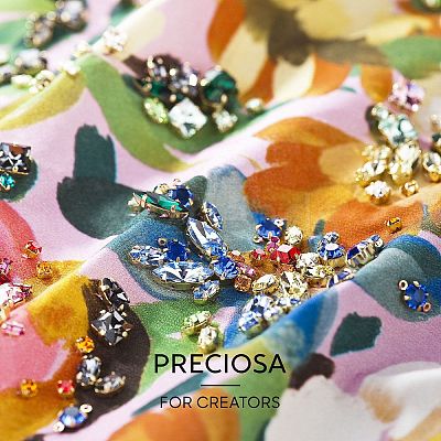 Preciosa® MAXIMA Crystal Fancy Stones Y-PRC-FG10-40010-1