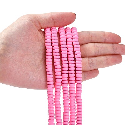 Handmade Polymer Clay Beads Strands CLAY-N008-008C-1