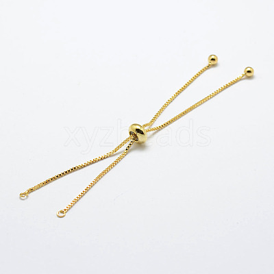 Rack Plating Brass Chain Bracelet Making LS-KK-A142-018G-1