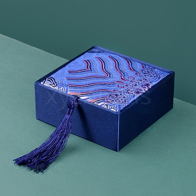 Chinese Style Wave Brocade & Satin Box PW-WG65017-04-1