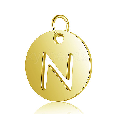 Ion Plating(IP) 304 Stainless Steel Charms A-STAS-S105-T514G-N-1