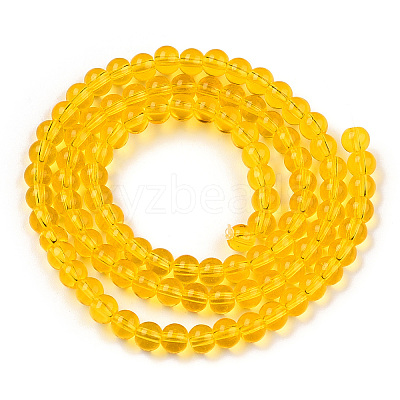Transparent Glass Beads Strands GLAA-T032-T4mm-11-1