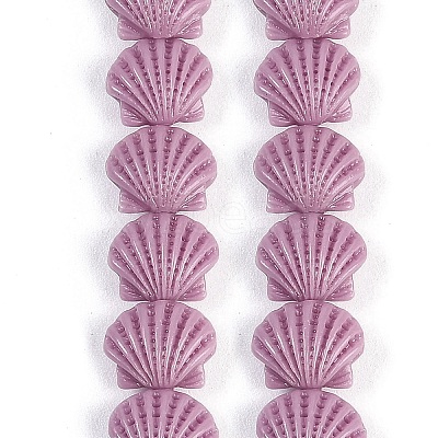 Synthetic Coral Dyed Carved Beads Strands CORA-K009-05A-1