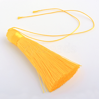 Polyester Tassel Pendant Decorations LS-AJEW-R057-14-1
