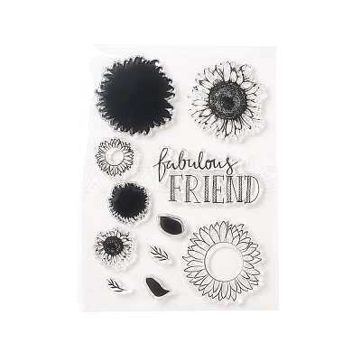 Clear Silicone Stamps and Carbon Steel Cutting Dies Set DIY-F105-09-1