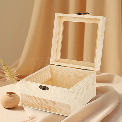 Wooden Storage Boxes WOCR-CL0001-01A-1