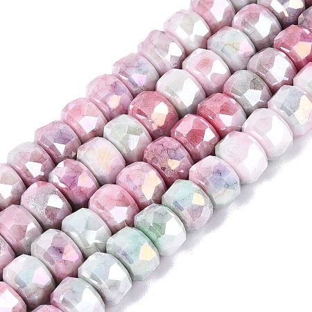 Anti-Tarnish Electroplate Glass Beads Strands GLAA-T025-10mm-11J-1