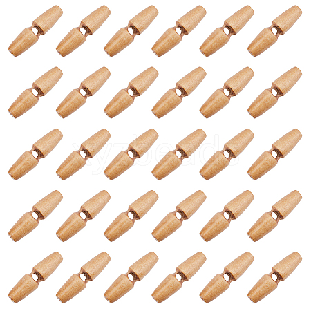 Wood Buttons BUTT-WH0029-30A-1