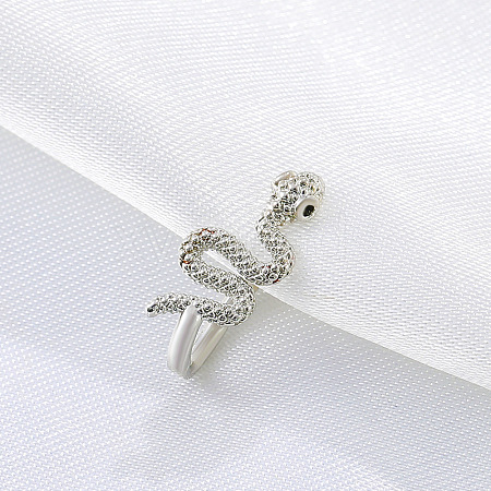 Brass Snake Clip on Nose Rings WGF4B6F-02-1