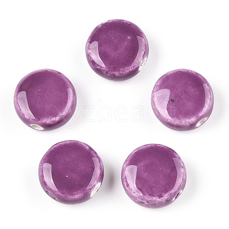 Handmade Porcelain Beads PORC-Q215-15x14mm-01-1