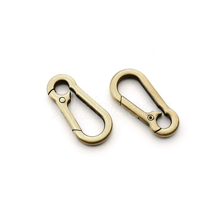 Zinc Alloy Lobster Claw Clasps FIND-WH0099-42AB-1