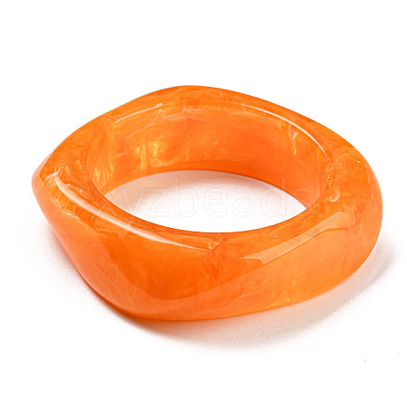 Acrylic Bangle for Women BJEW-M299-01B-1