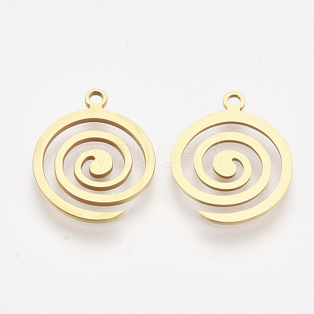 201 Stainless Steel Pendants STAS-T044-83G-1