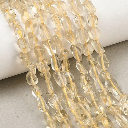 Natural Lemon Quartz(Heated) Beads Strands GG-CBAF5B4-A01-01-1