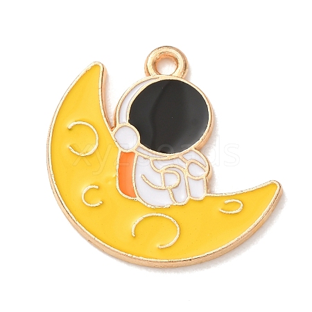 Alloy with Enamel Pendants AL-CBA9CD2-01F-1