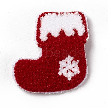 Christmas Sock Cloth Snap Hair Clips PHAR-G003-07-1