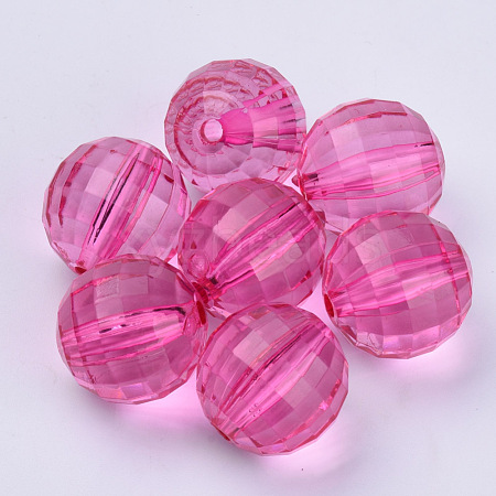 Transparent Acrylic Beads TACR-Q254-10mm-V08-1