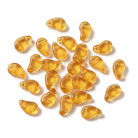 380Pcs Transparent Czech Glass Beads GLAA-WH0022-92A-1