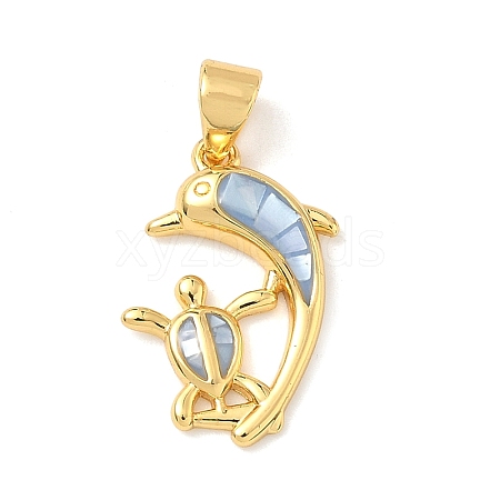 Brass Enamel Pendants KK-H534-01A-G01-1