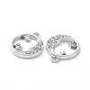 Alloy Crystal Rhinestone Pendants ALRI-H004-42P-3