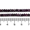 Natural Ruby Beads Strands G-P553-F01-03-6