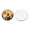 Glass Cabochons GGLA-T004-08K-1