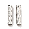 Non-Tarnish 304 Stainless Steel Tube Beads STAS-G310-37B-P-1