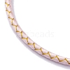 Polyester Cord Braided Bracelet Makings MAK-Z003-01P-23-2