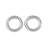 304 Stainless Steel Spring Rings Clasp STAS-B061-01P-1