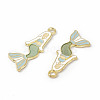 Alloy Enamel Pendants ENAM-G212-03G-4