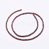 Electroplate Glass Beads Strands X-EGLA-K010-FP03-2