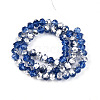 Electroplate Transparent Glass Beads Strands LS-EGLA-A034-T8mm-M03-2