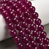 Natural & Dyed Malaysia Jade Bead Strands G-A146-10mm-A15-1