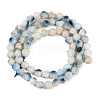 Natural Blue Ice Glacierite Stone Beads Strands G-B092-A01-01-3