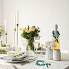 Plastic Leaf Napkin Rings AJEW-WH0528-94-7