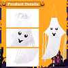 Ghost Polyester Windsock Streamer Fish Flag AJEW-WH20008-09-3