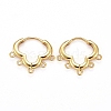 Brass Huggie Hoop Earring Findings KK-H741-01G-1