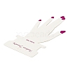 Hand Shaped Cardboard Paper Bracelet Display Cards CDIS-M005-06-3