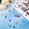 SUNNYCLUE Alloy Glass Charms GLAA-SC0001-09-5