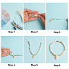 ARRICRAFT DIY Natural Shell & Gemstone Stretch Bracelet Making Kit DIY-AR0002-51-3