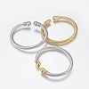 304 Stainless Steel Torque Bangles BJEW-G584-05-1