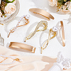 6Pcs 6 Styles Alloy Plating Hair Barrettes & Hair Clip PHAR-WR0001-02-4