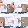 Resin Rhinestone Hotfix Rhinestone Iron on/Sew on Cloth Patches DIY-WH20063-030G-6