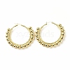 Real 18K Gold Plated Big Circle Big Circle Hoop Earrings EJEW-C003-04B-RS-1
