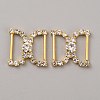 Brass Rhinestone Shoe Decoration FIND-WH0110-387G-2