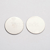 Tarnish Resistant Stainless Steel Stamping Blank Tag Cabochons STAS-E147-90P-1