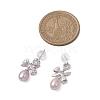 Natural Pearl Ear Studs EJEW-P286-50P-3