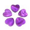 Spray Paint Freshwater Shell Charms SHEL-Q012-013-2