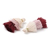 Polycotton Tassel Pendant Decorations GLAA-K060-07KCG-02-2