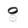 Synthetic Hematite Plain Band Rings BK4832-35-1